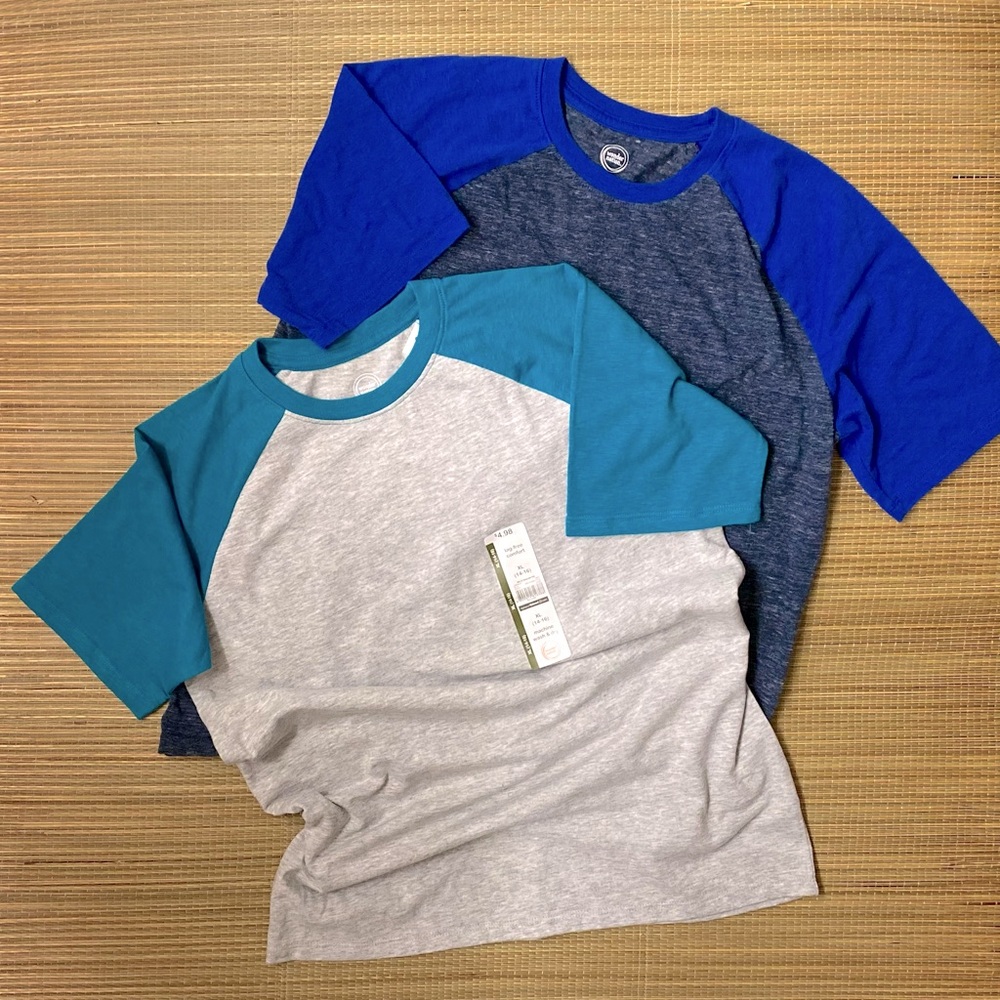 WONDER NATION Raglan Tees Size XLarge